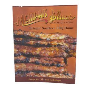 Vintage 2008 Memphis Blues BBQ House Cookbook by George Siu Park Heffelfinger BC